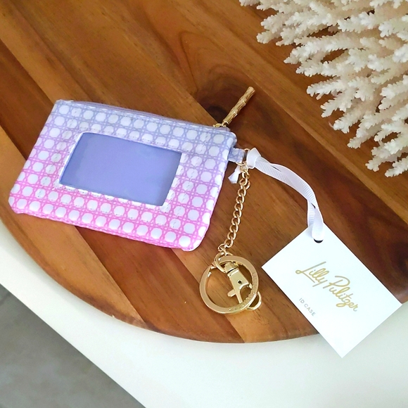 Lilly Pulitzer 🔥 NWT 🔥 ID card with gold hardware. Keychain. NEVER USED! - Picture 4 of 9
